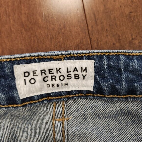 Derek Lam Crosby women's cotton high rise skinny blue jeans in size 27 - Picture 5 of 11